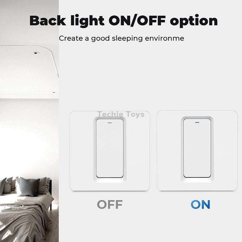 Tuya ZigBee Smart Single-fire Zero-fire Sharing Switch Phone Control Voice Panel EU Plug, Spec: 3 Bu