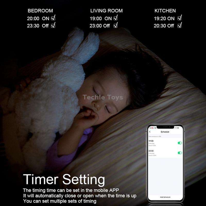 Tuya ZigBee Smart Single-fire Zero-fire Sharing Switch Phone Control Voice Panel EU Plug, Spec: 3 Bu