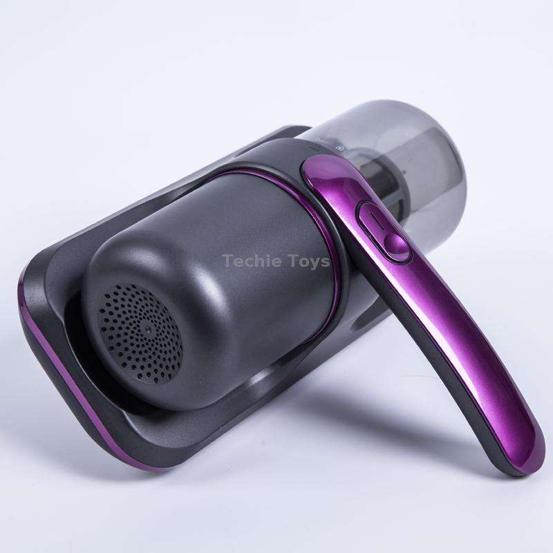 100W 8000 Pa Wireless Charging Mite Removal Instrument Vacuum Cleaner UV Sterilization Machine(Purpl