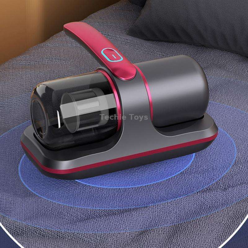 100W 8000 Pa Wireless Charging Mite Removal Instrument Vacuum Cleaner UV Sterilization Machine(Purpl