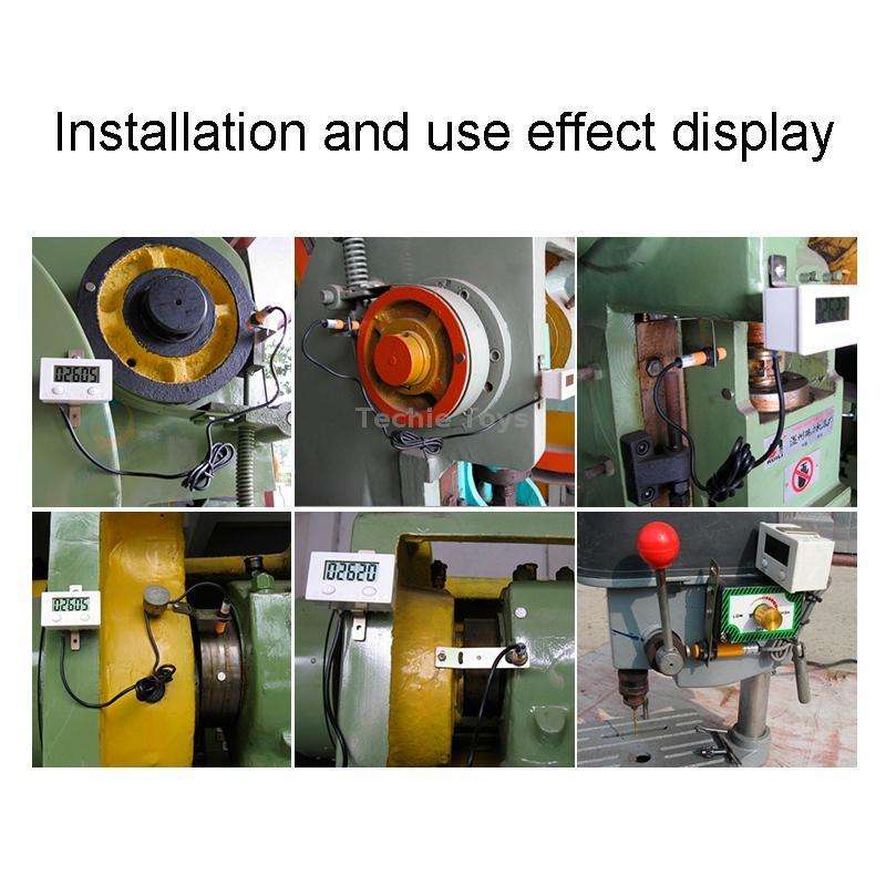 5 Display Electronic Digital Counter Industrial Magnetic Sensor Switch Punch Counter ,Spec: Only Cou