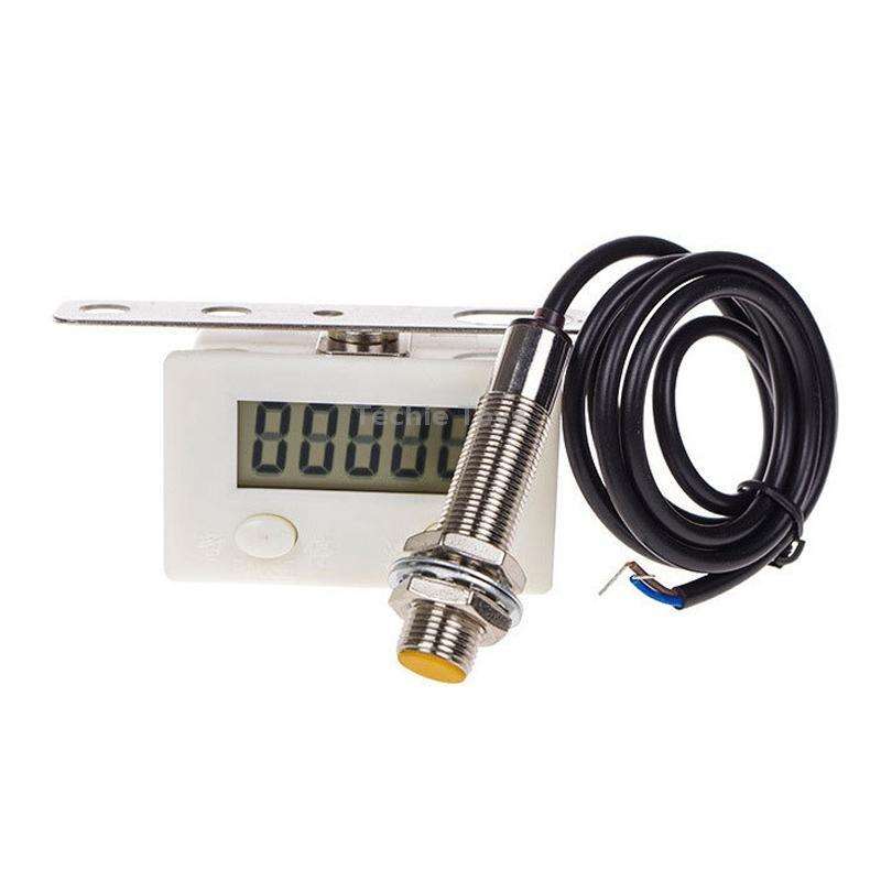 5 Display Electronic Digital Counter Industrial Magnetic Sensor Switch Punch Counter ,Spec: With Nic