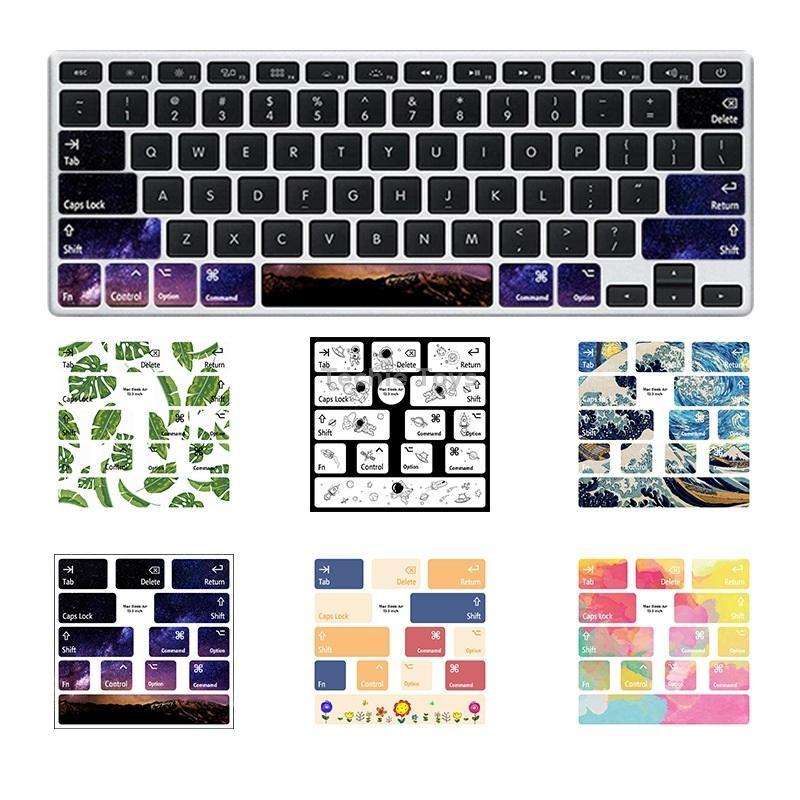 for Macbook Air 13.3 inch 5pcs Laptop Keyboard PVC Sticker(Astronaut)