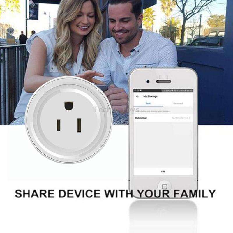 Tuya Smart App Wifi Smart Socket Phone Remote Timing Voice Switch Supports Alexa UK Plug, Style: 20A