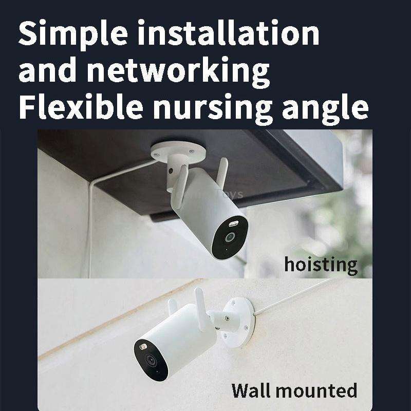 Original Xiaomi AW300 WiFi Smart Outdoor Camera 2K Full Color Night Vision IP66 Waterproof Video Sur