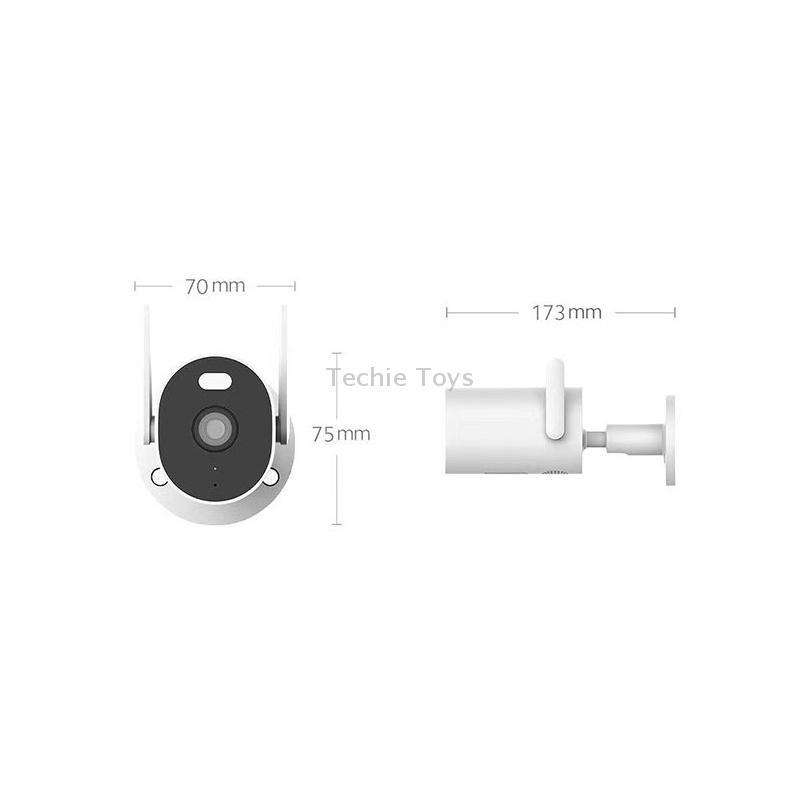 Original Xiaomi AW300 WiFi Smart Outdoor Camera 2K Full Color Night Vision IP66 Waterproof Video Sur
