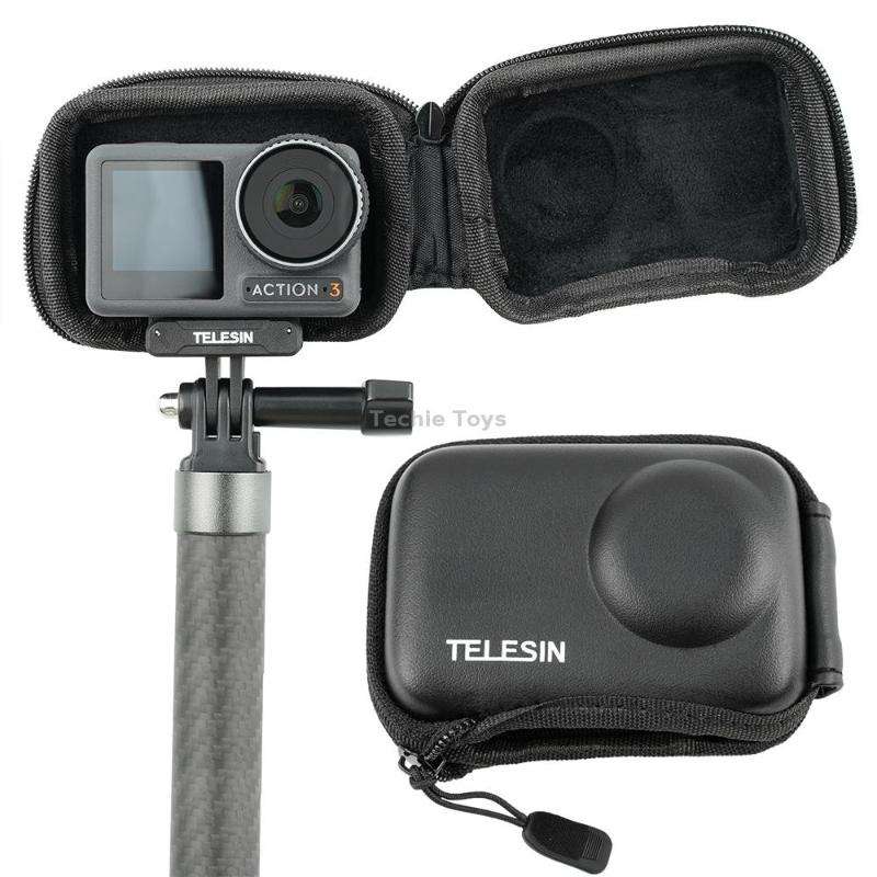 For DJI Osmo Action 3 TELESIN OA-BAG-002 Body Protective Bag Mini Storage Package Camera Accessories