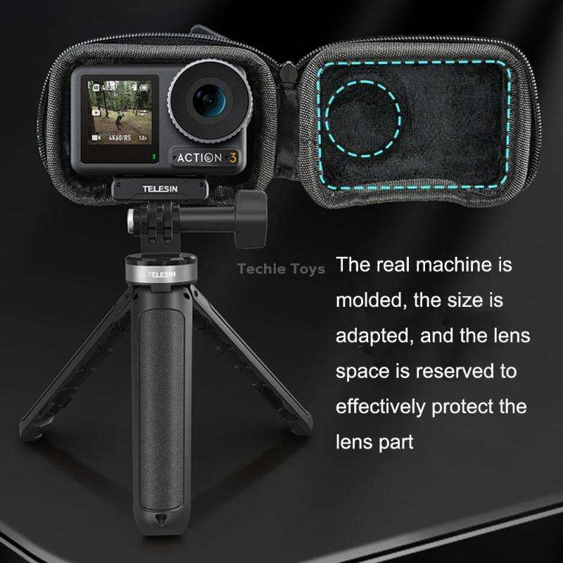 For DJI Osmo Action 3 TELESIN OA-BAG-002 Body Protective Bag Mini Storage Package Camera Accessories