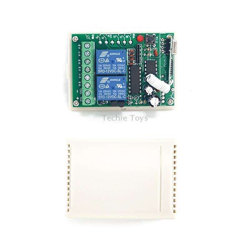 12V Motor Positive and Reverse Remote Control Receiver Board(Without Remote Control)