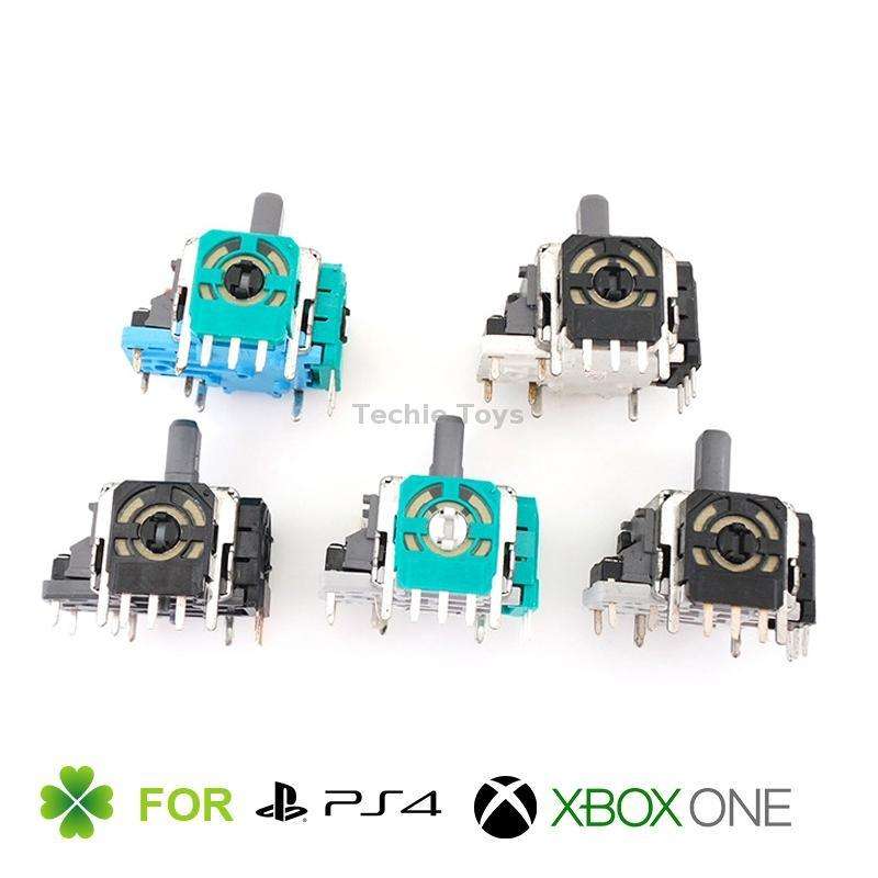 For Sony PS4 / MicroSoft XBOX One ML-ps4007 Handle 3D Joystick, Color: Blue Blue Bottom
