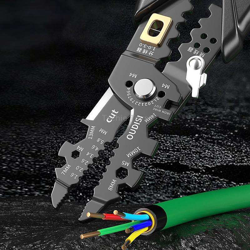 25 In 1 Electrician Multipurpose Wire Stripper(Black)