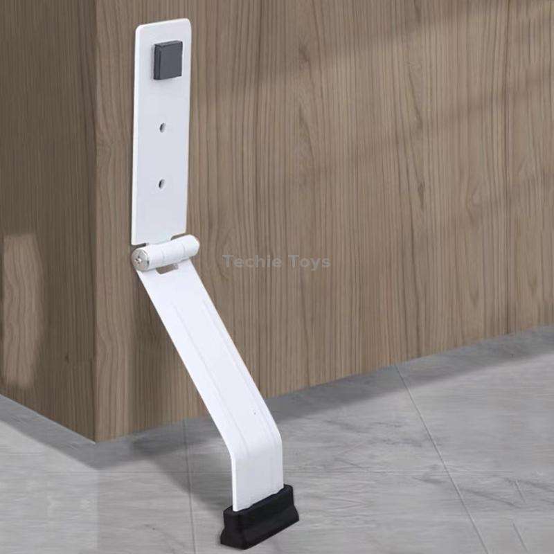 Magnetic Door Stopper Pedal Opening And Closing Door Catch For Bottom of Door(White)