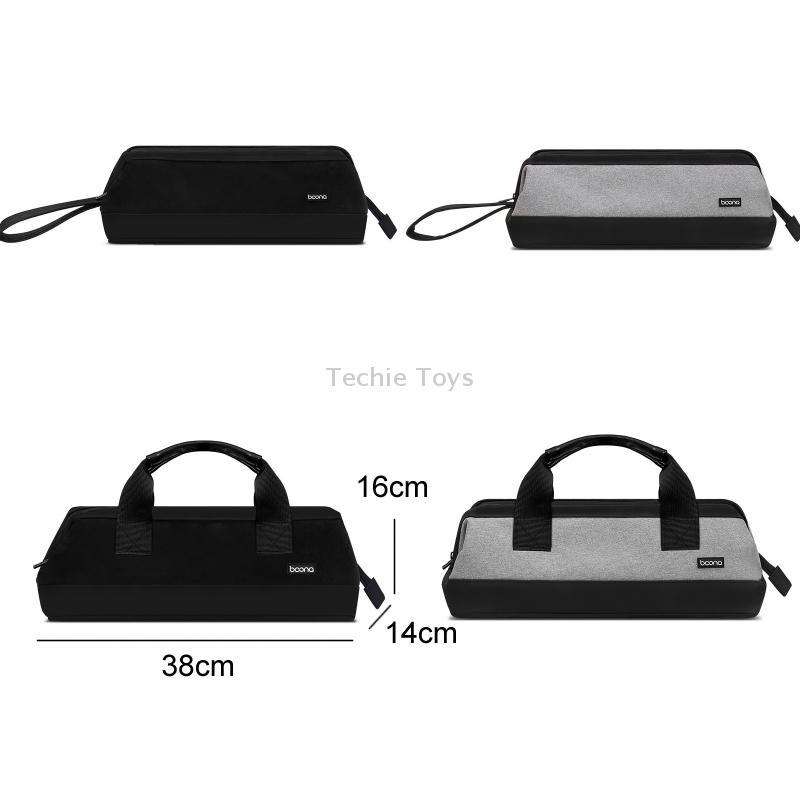 Baona BN-DS005 for Dyson Hair Dryer Curling Iron Accessories Organizer Bag, Color: Grey