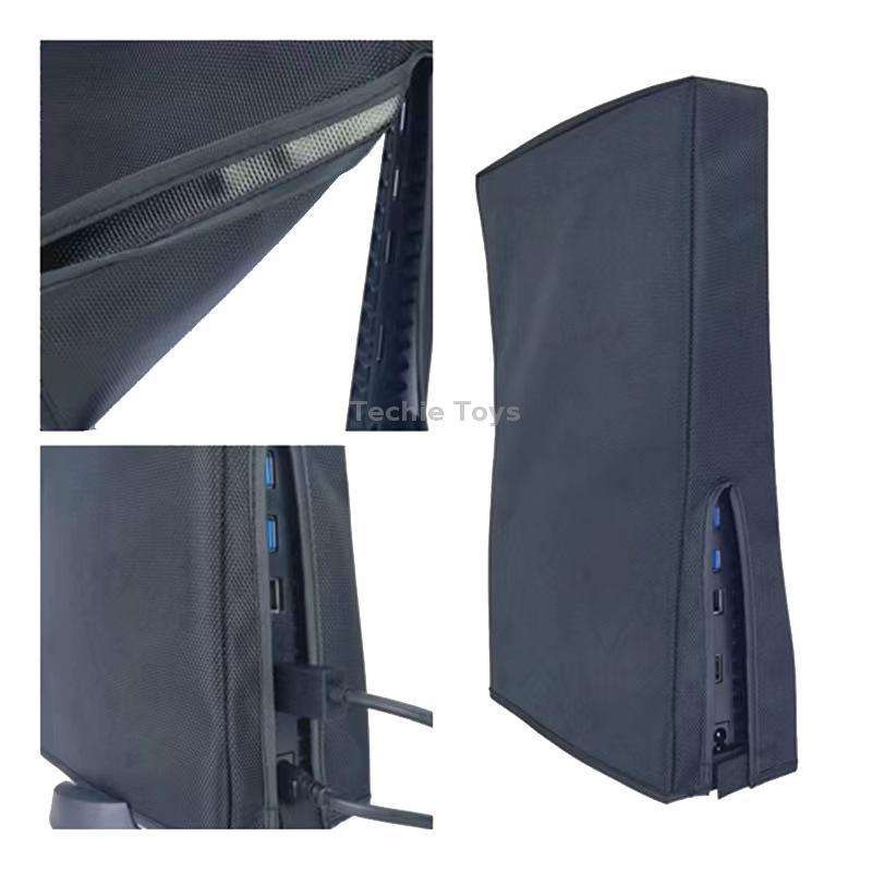 PS5-1 for Snoy PS5 Game Console Waterproof and Dustproof Protective Cover(Horizontal Black)
