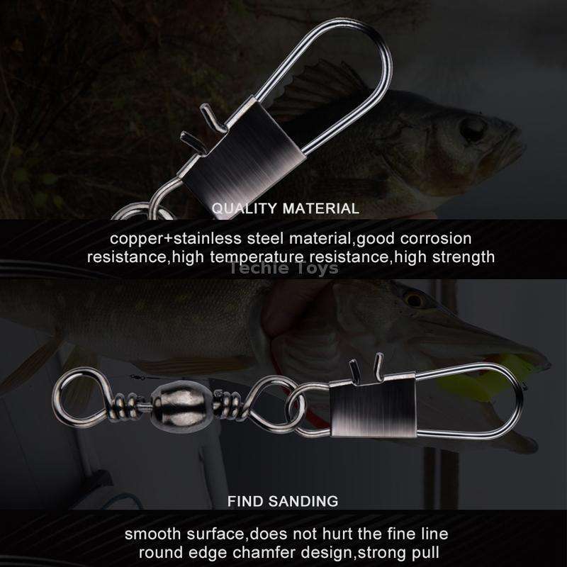 HENGJIA SS007 50pcs/bag B-pin Connector 8 Shape Swivel Loop Accessories, Specification: 6+3B (41mm)