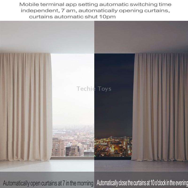 X101 Smart Home Automatic Curtain Machine With RC, Style: Track Model Double Host+Gateway