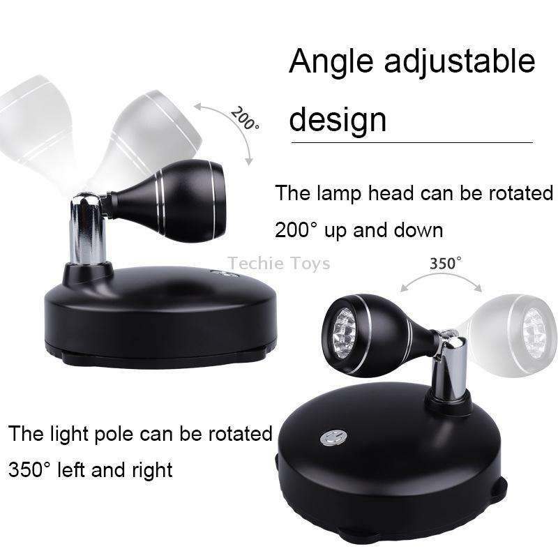 TL006-SIN Jewelry Art Exhibition USB Charging Decorative Wall-mounted LED Spotlights with Remote Con