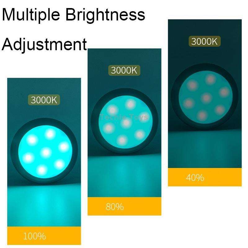 TL009-RGB Wireless Timer Dimming Night Lights Party RGB Atmosphere Lights with Remote Control(White)