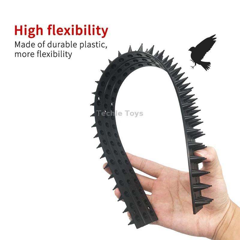 10pcs SK419 Power Equipment Line Anti-bird Thorn Roof Eaves Drive Bird Fence Anti-theft Electric Bir