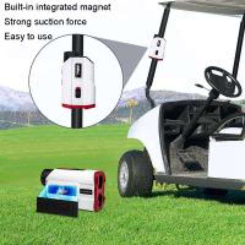 PGM JQ015 IP54 Waterproof Golf Laser Distance Meter Telescope, Measuring Distance: 600m(White)