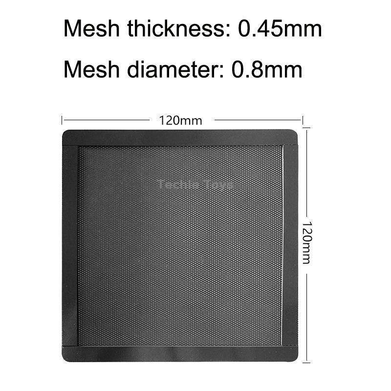 10pcs 12cm With Magnetic Suction PVC Cooling Fan Dust Net Desktop Computer Industrial Fan Filter Cov