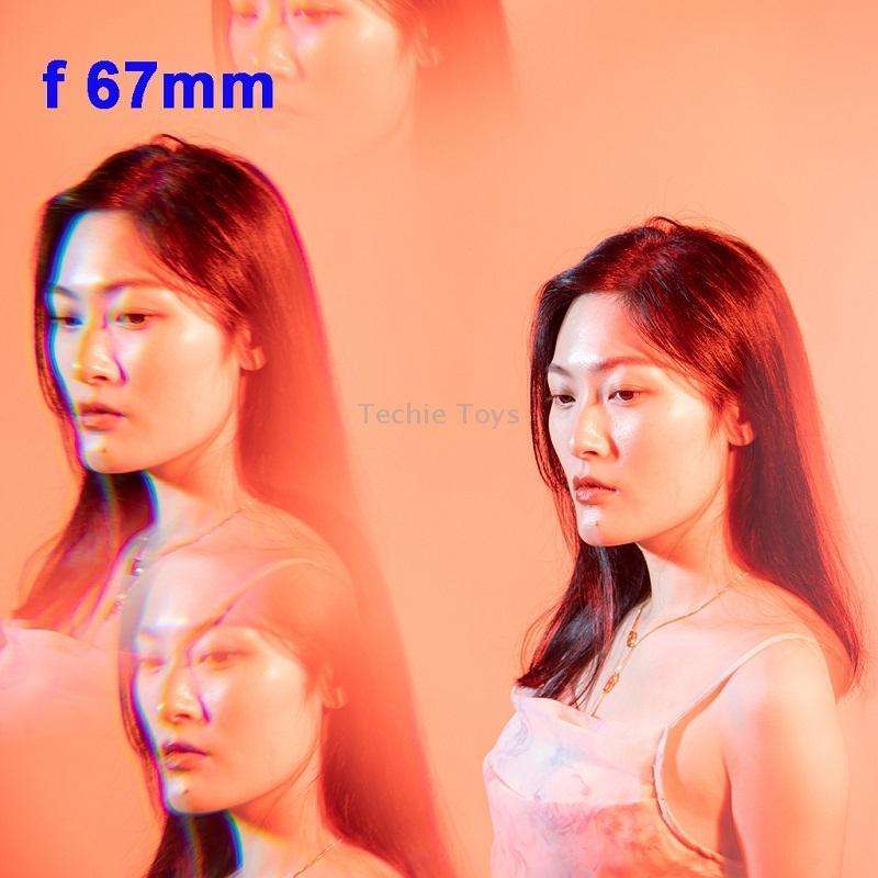 79mm Handheld Semicircle Kaleidoscope Filter Photography Camera Accessories
