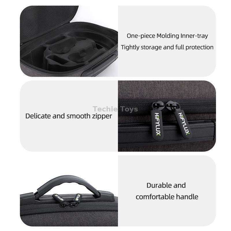 For PICO 4 Hifylux PC-BF16 VR Glasses All-in-one Headwear Protective Storage Bag(Black)