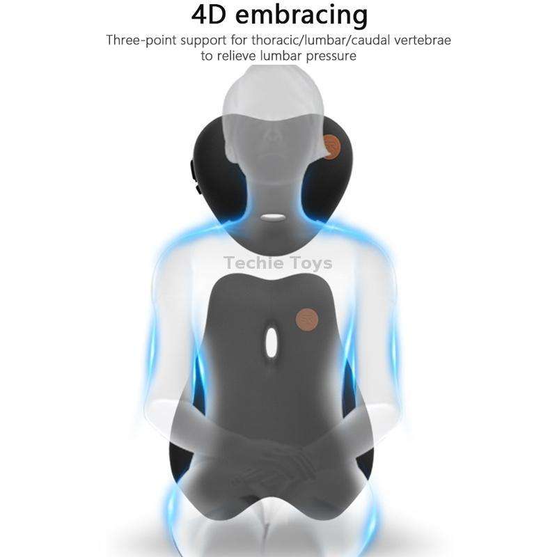 SR-21 Car Lumbar Cushion Headrest Seat Memory Foam Accessories, Style: Ordinary Headrest (Black)