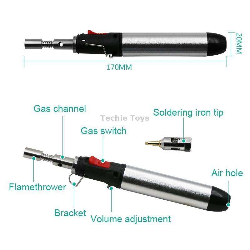 3 in 1 Gas Soldering Iron Gas Torch Pen-Shaped Gas Soldering Iron(A10-01)