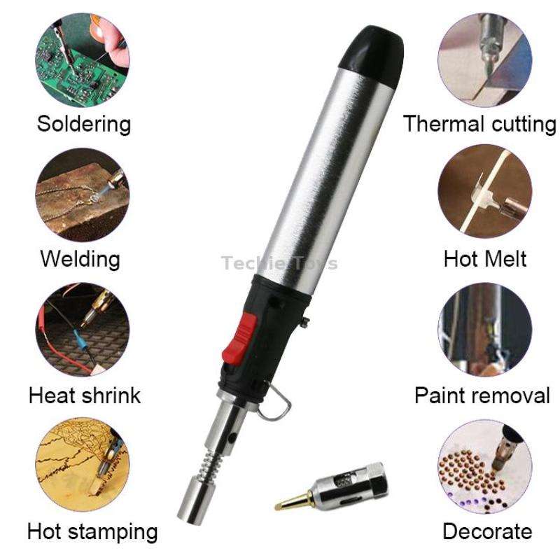 3 in 1 Gas Soldering Iron Gas Torch Pen-Shaped Gas Soldering Iron(A10-01)