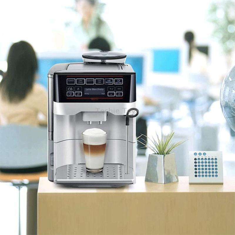 For Bosch VeroAroma / Siemens EQ.6 Series Coffee Machine Milk Pipe and Cleaning Brush Set(Dark Gray)