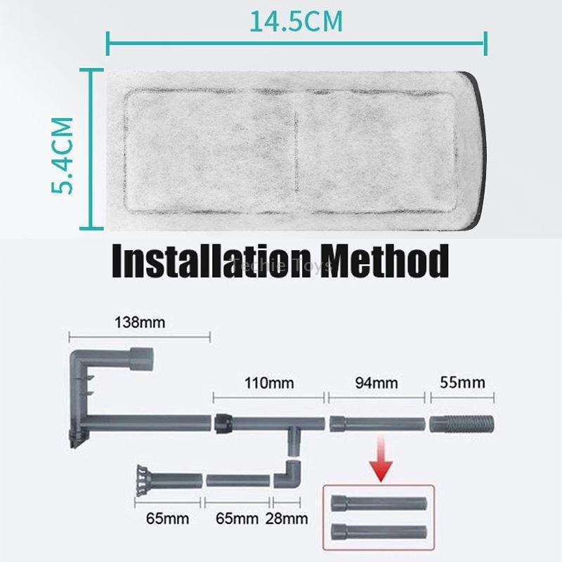 Jeneca XP-11 Small Aquarium External Waterfall Filter, CN Plug