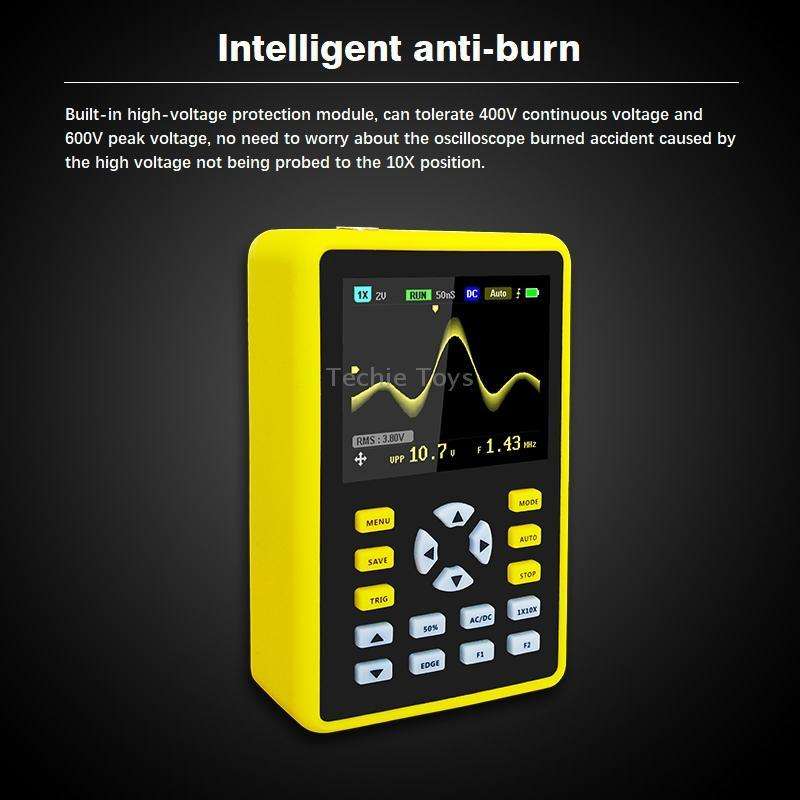 FNIRSI 2.4 Inch IPS Screen 100MHz Digital Oscilloscope(5012H)