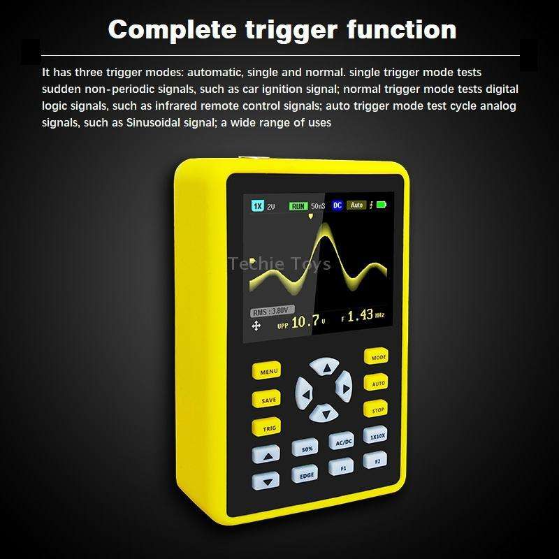 FNIRSI 2.4 Inch IPS Screen 100MHz Digital Oscilloscope(5012H)