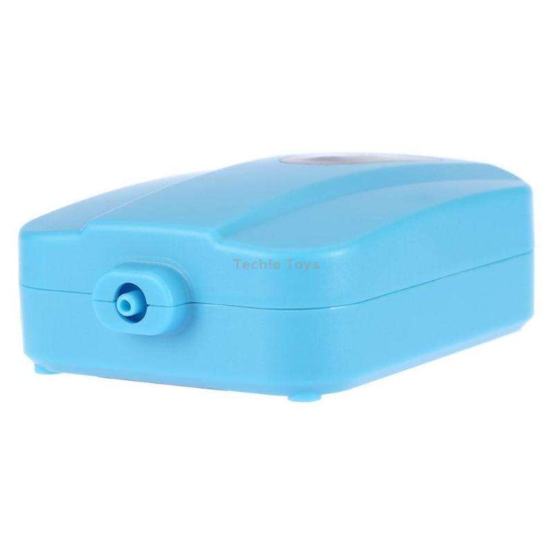 AP003 AC/DC Dual-use Aquarium Oxygen Pump Outdoor Solar Oxygen Pump for Fishing(Sky Blue)
