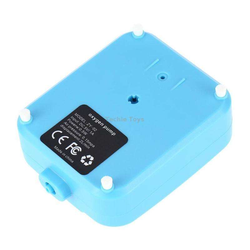 AP003 AC/DC Dual-use Aquarium Oxygen Pump Outdoor Solar Oxygen Pump for Fishing(Sky Blue)