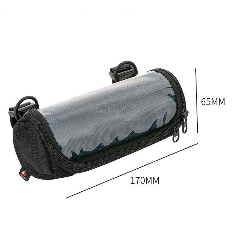 For JBL Flip 5 / 6 / 7 Speaker Bicycle Front Bag Outdoor Riding Audio Messenger Shoulder Bag(Black)
