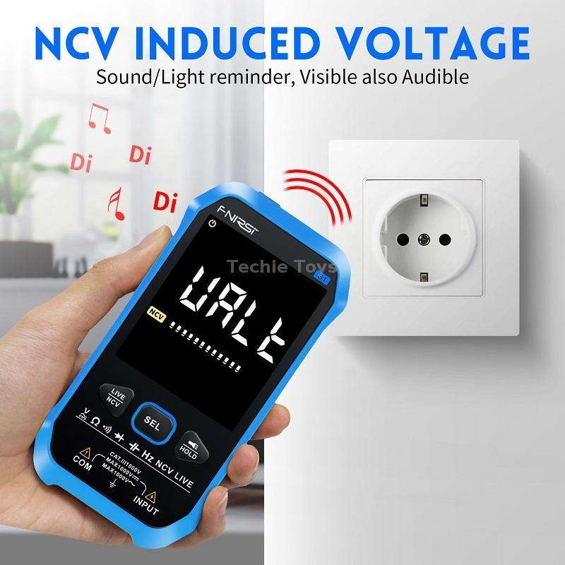 FNIRSI S1 Digital High Precision Fully Automatic Digital Multimeter(Blue)