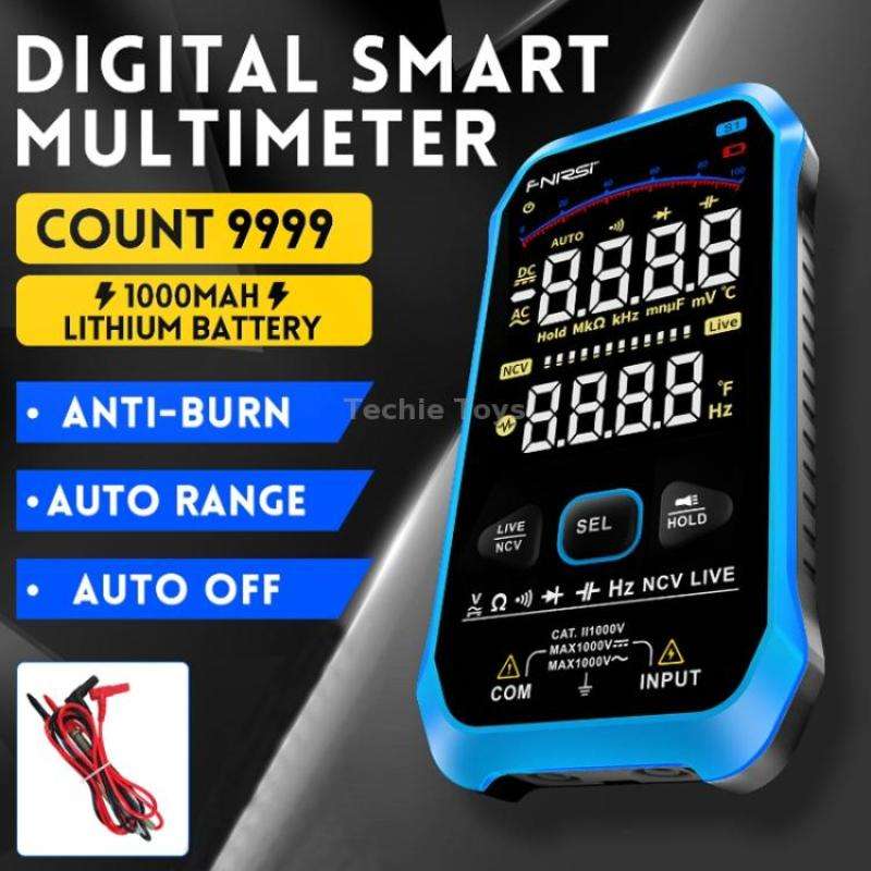 FNIRSI S1 Digital High Precision Fully Automatic Digital Multimeter(Blue)