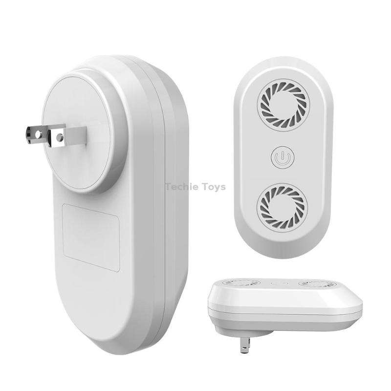 Ultrasonic Mosquito Repellent Multifunctional Electronic Insect Repellent US Plug(White)