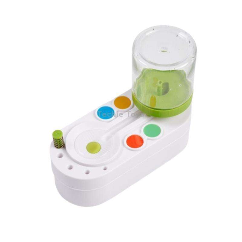 2nd Generation Oil Painting Brush Cleaner Tool with Water Container Paint Pen Washer(Green)