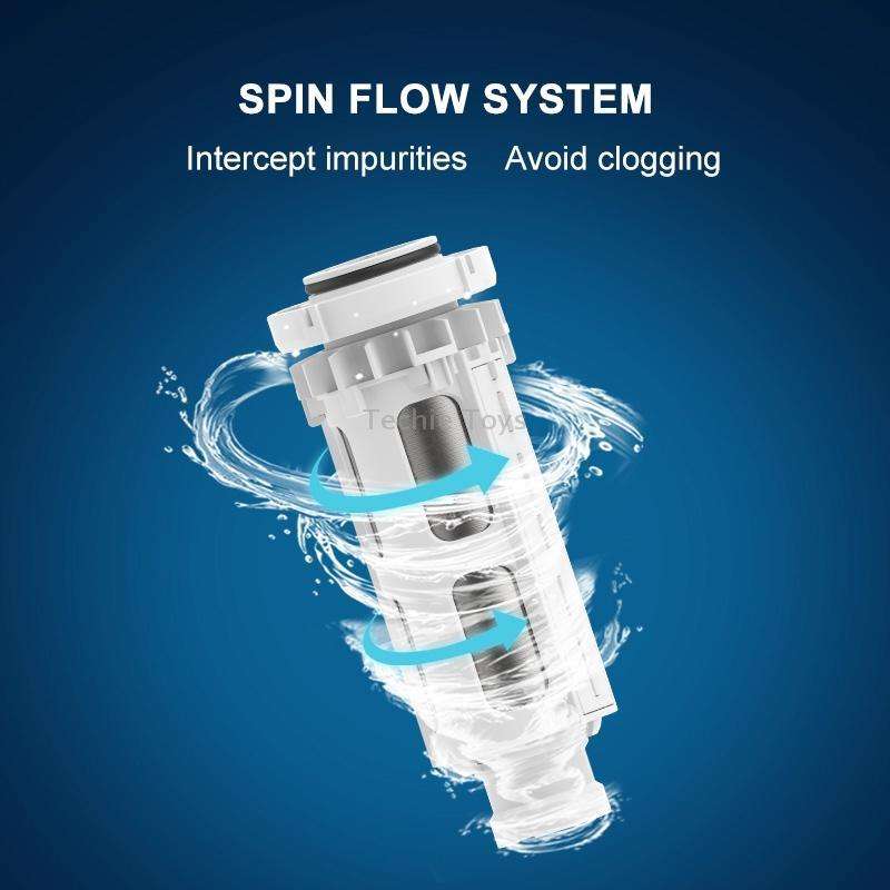 WHEELTON WHT-P0038 Home Whole House High Flow Pre-filter Automatic Rotating Central Water Purifier
