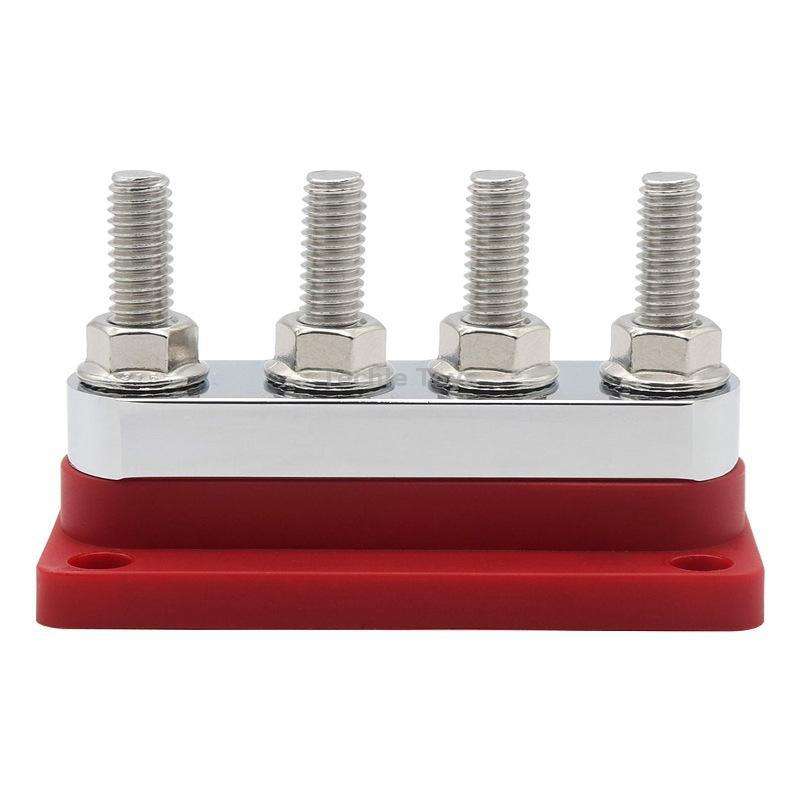 600A 48V RV&Ship Modification 4-way Large Electric DC Busbar(AOA4713CR-M10)