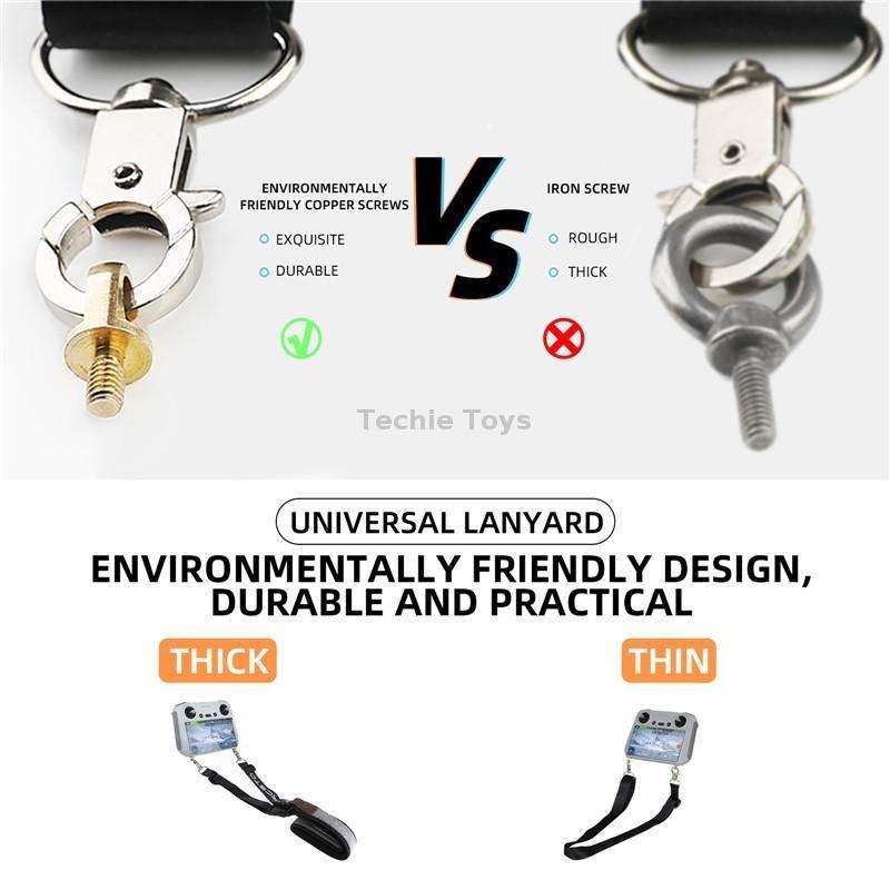 For DJI Mini 3 Pro RC Smart Controller RCSTQ Lanyard Drone Accessories Thin Type
