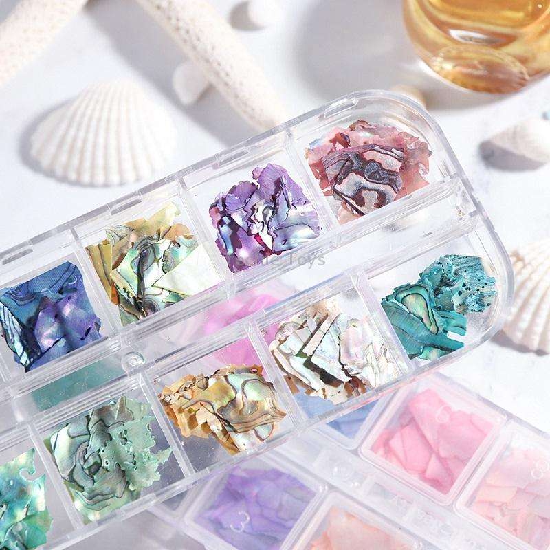 Symphony Flake Mica Flake Shell Nail Art Sequins, Specification: BH