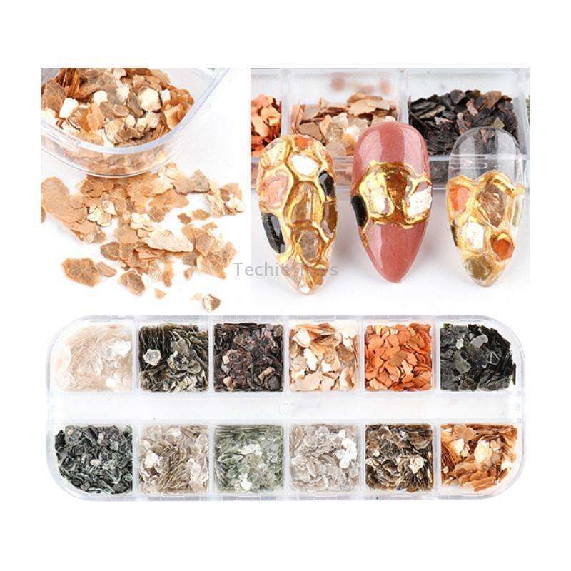 Symphony Flake Mica Flake Shell Nail Art Sequins, Specification: YM