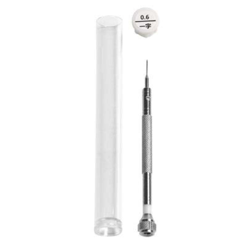 LSD5120 Repair Watch Glasses Stainless Steel Screwdriver Precision Watch Screwdriver Tool 0.6 Straig