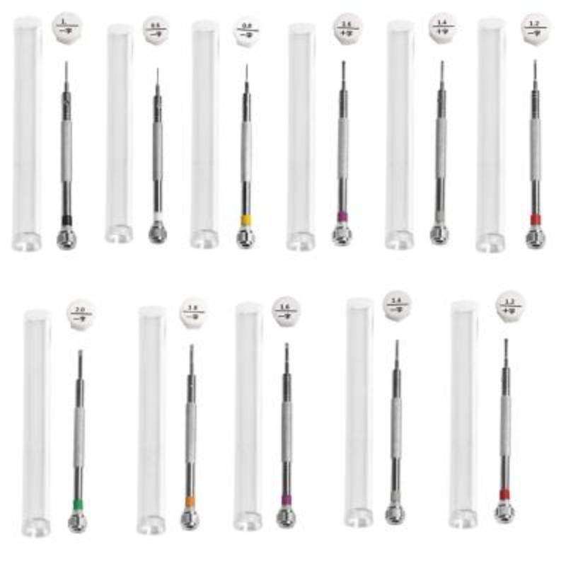 LSD5120 Repair Watch Glasses Stainless Steel Screwdriver Precision Watch Screwdriver Tool 0.6 Straig
