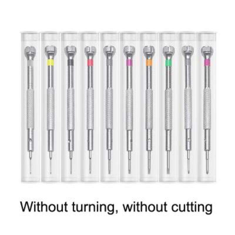 LSD5120 Repair Watch Glasses Stainless Steel Screwdriver Precision Watch Screwdriver Tool 0.6 Straig