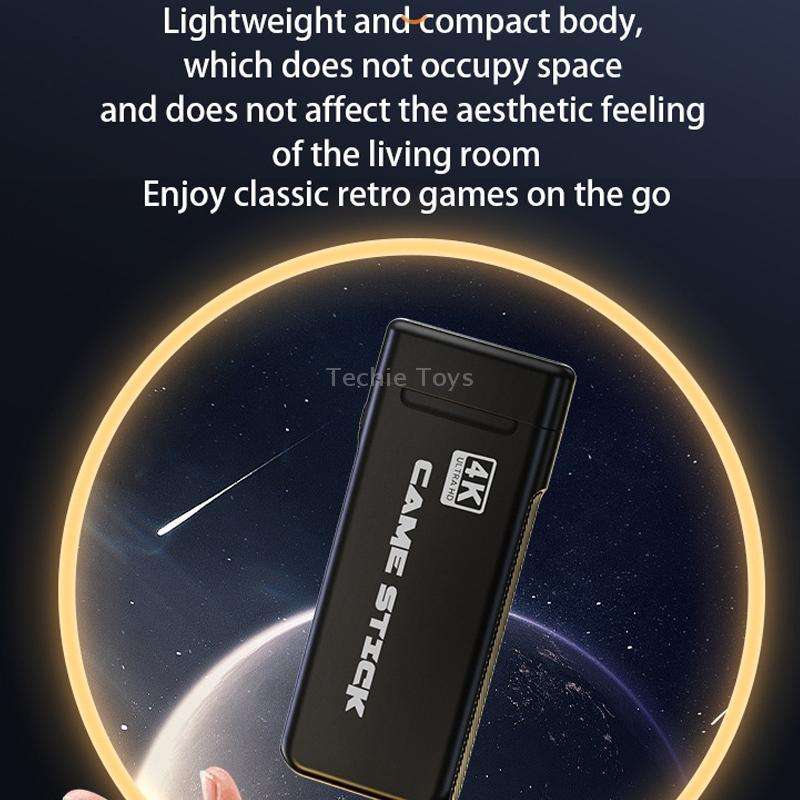 M8 Pro Y3Lite U8 Plus For PS1 2.4G Wireless HDMI HD 4K Dual Game Console 32G 10000+ Games